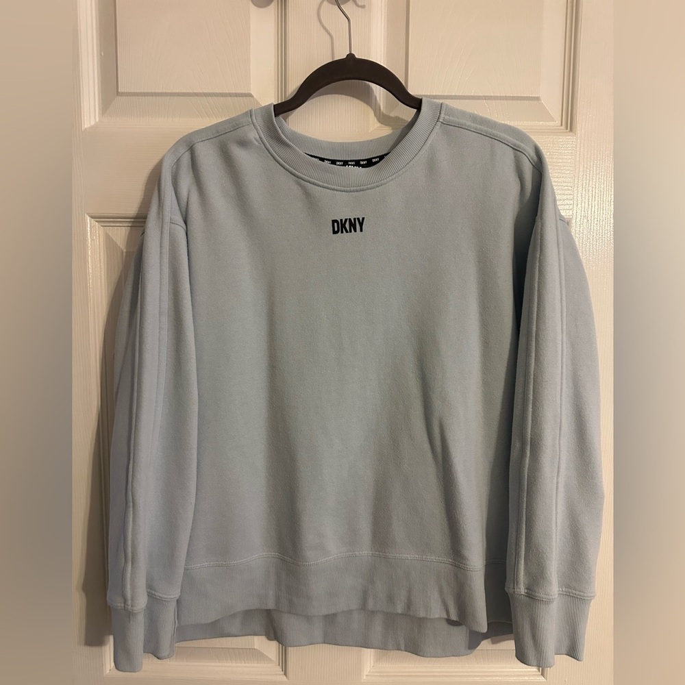 DKNY Soft Blue Crewneck Sweatshirt